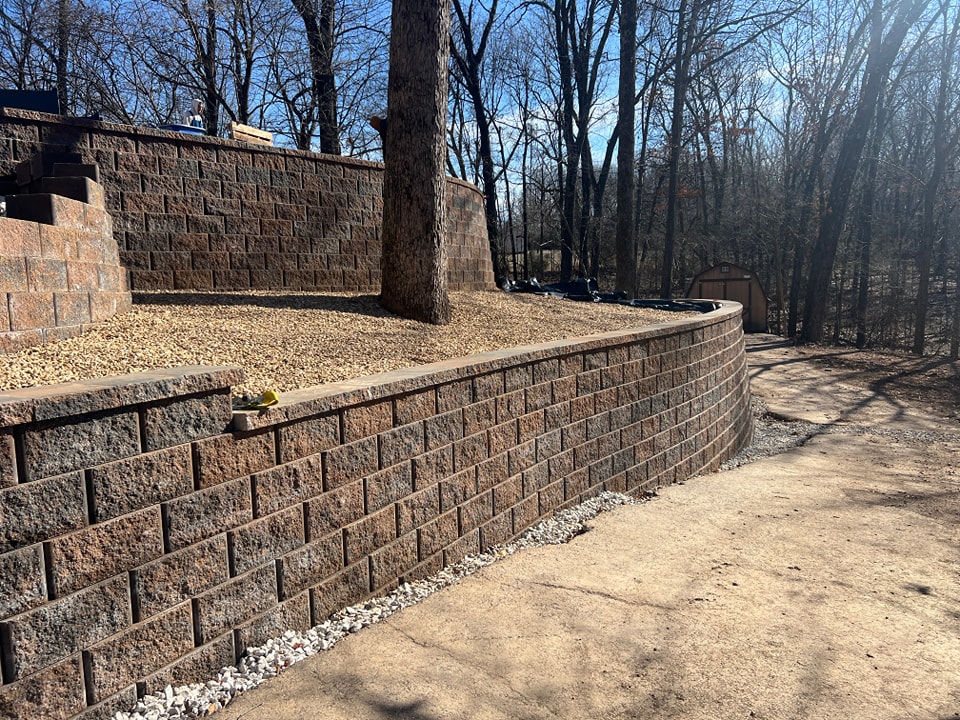 Paver Walkway with Landscaping